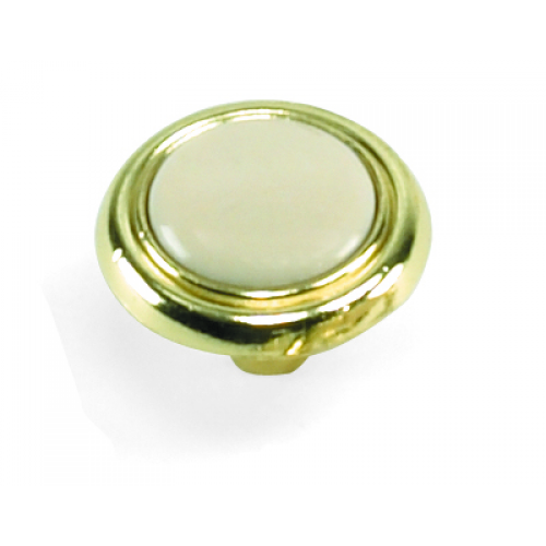 Laurey 154 First Family 1-1/4" Zinc & Ceramic Cabinet Knob