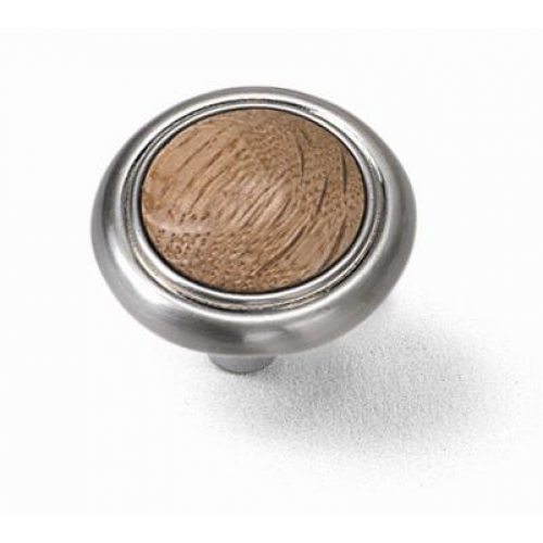 Laurey 154 First Family 1-1/4" Zinc & Ceramic Cabinet Knob