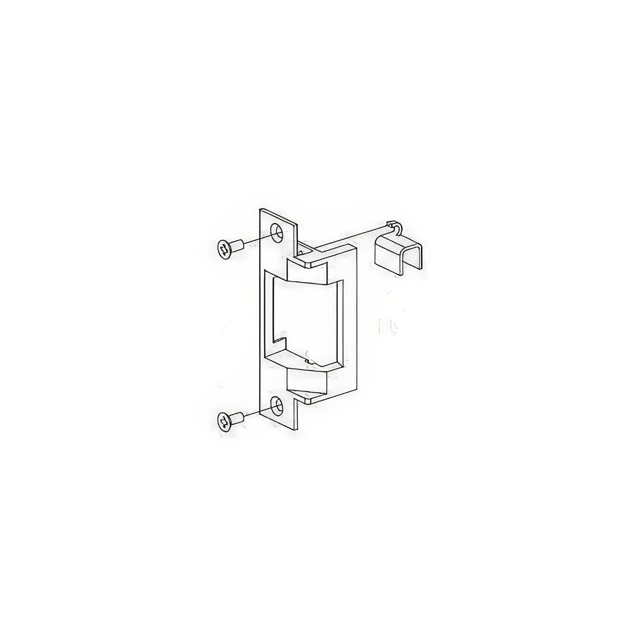 Von Duprin 6211WF 4.875" Electric Strike for Cylindrical and Mortise Lock Exit Device