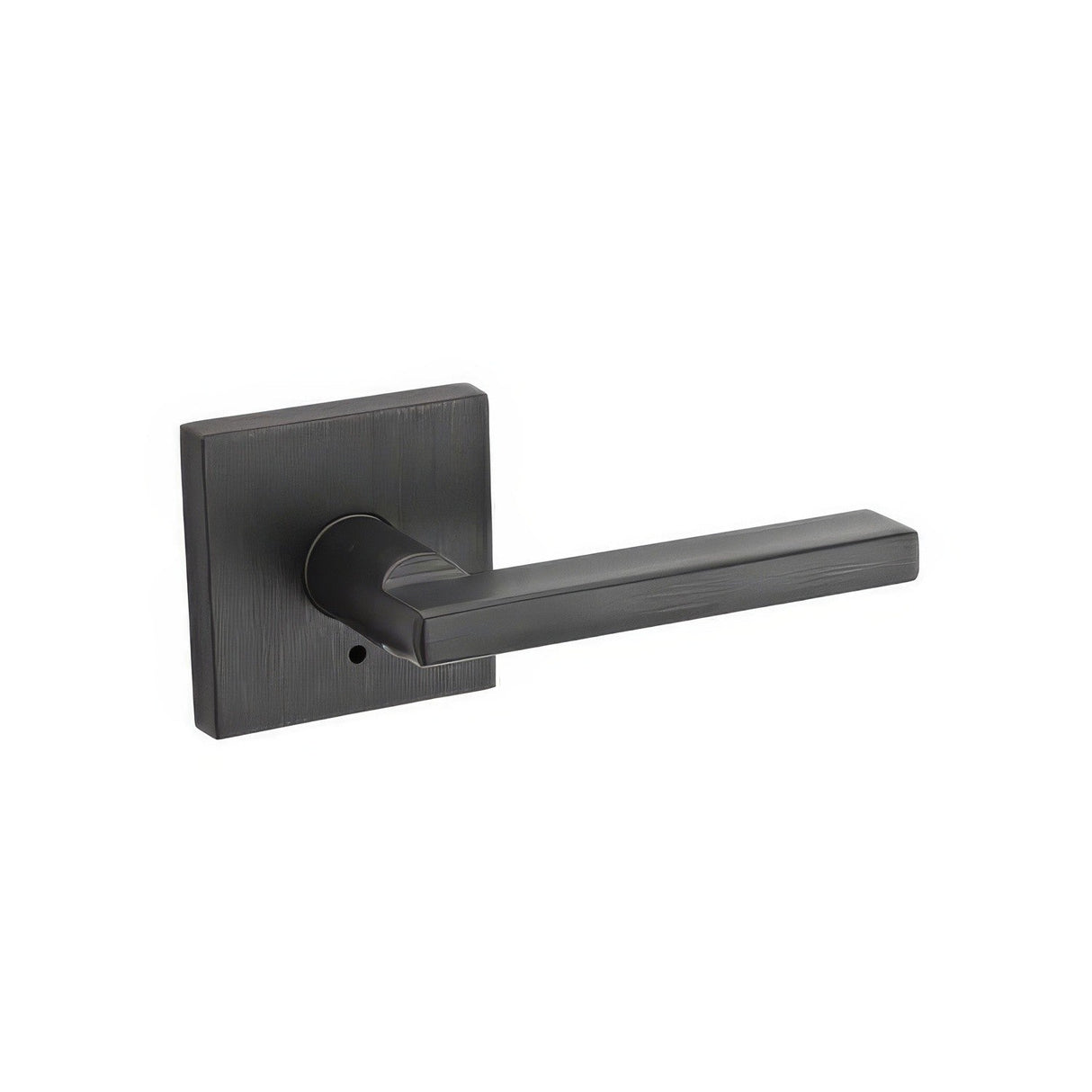 Kwikset 730HFLSQT Halifax Privacy Door Lever Set with Square Rosette
