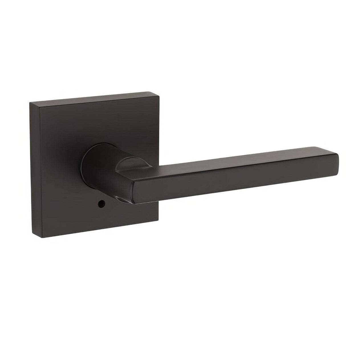 Kwikset 730HFLSQT Halifax Privacy Door Lever Set with Square Rosette