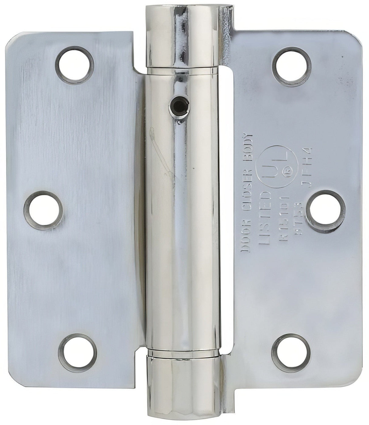 Emtek 3.5" x 3.5" Spring Mortise Hinge with 1/4" Radius Corners - Pair NRP