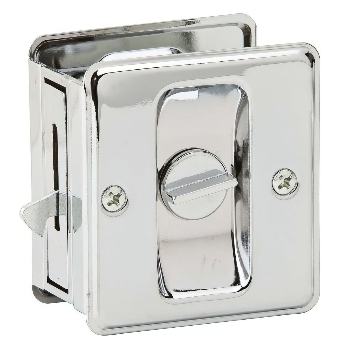 Ives 991B 1-3/4" x 2-1/4" Sliding Door Lock for Doors 1-3/8" to 1-1/2" Thick