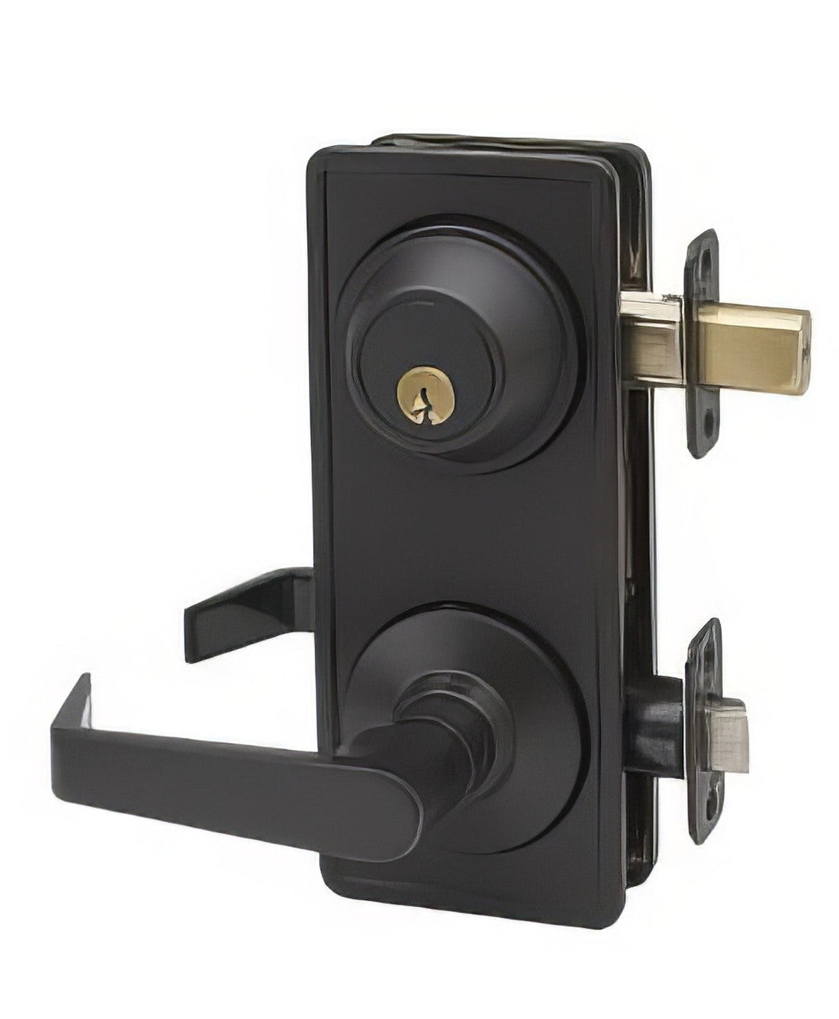 Copper Creek AL6920 Avery Lever Single Cylinder Interconnected Entry Set