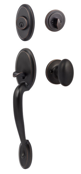 Sure-Loc Hardware AN507-AR Aspen Handleset with Arapaho Handleset Trim