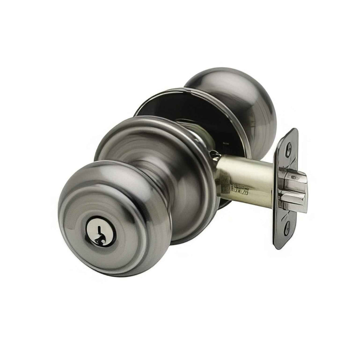 Copper Creek CK2040 Colonial Style Keyed Entry Door Knob