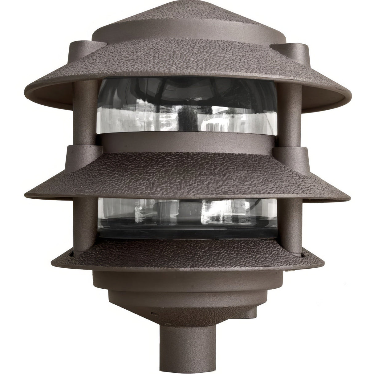 Dabmar Lighting D5000-310 Cast Alum Pagoda 3-Tier 3" Base 10" Top 120V E26 No Lamp