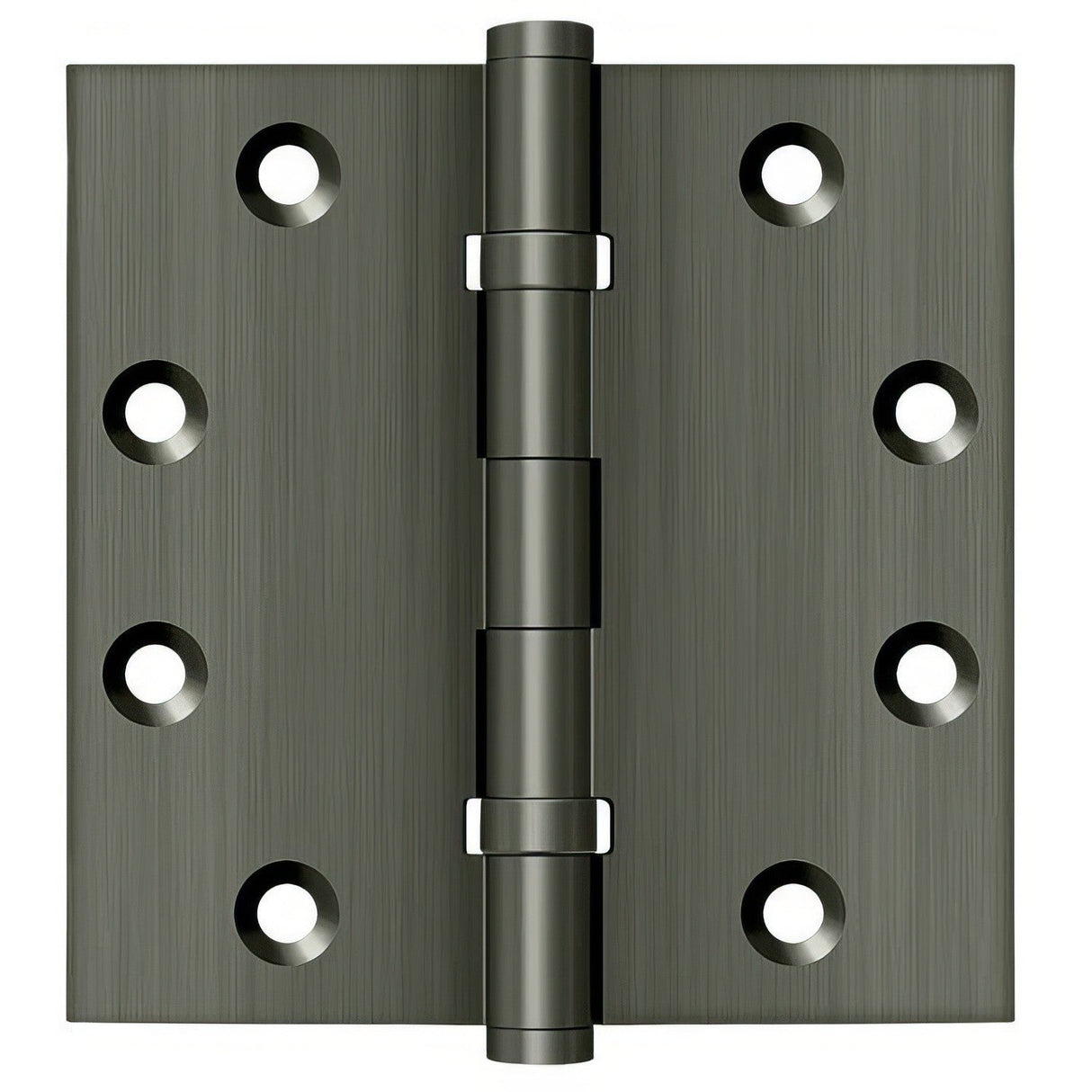 Deltana DSB45B 4-1/2" x 4-1/2" Square Corner Ball Bearing Door Hinge