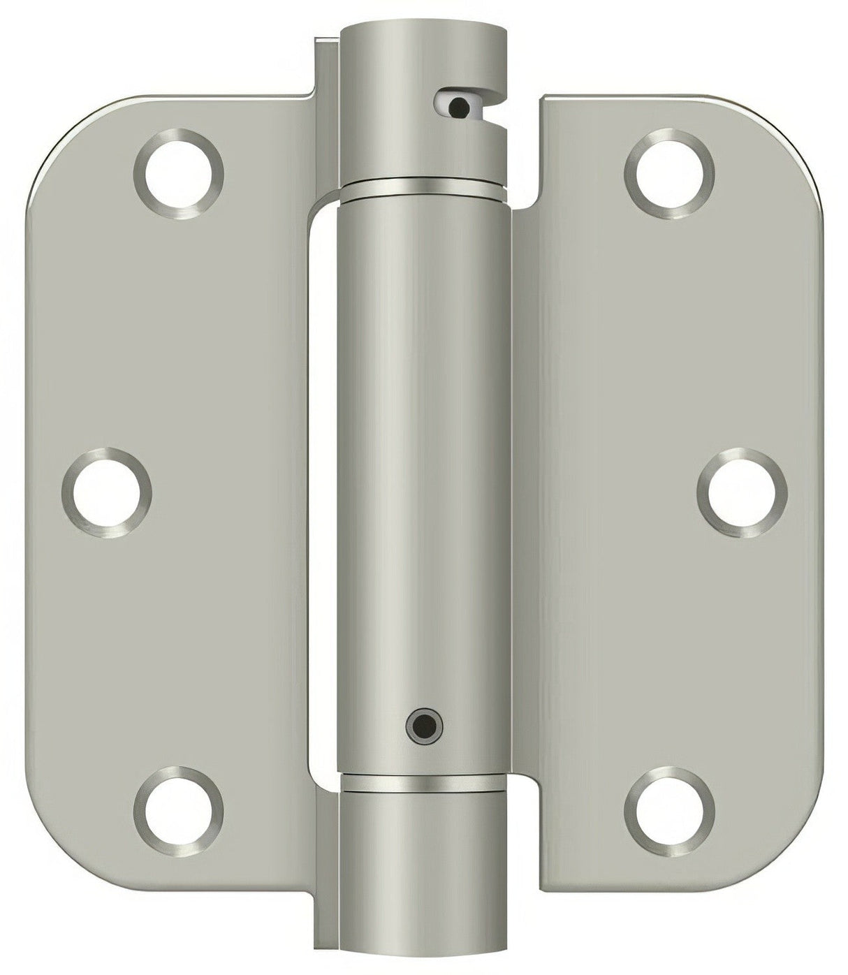 Deltana DSH35R5 3-1/2" x 3-1/2" NRP Spring Hinge with 5/8" Radius Corner - Sold Each