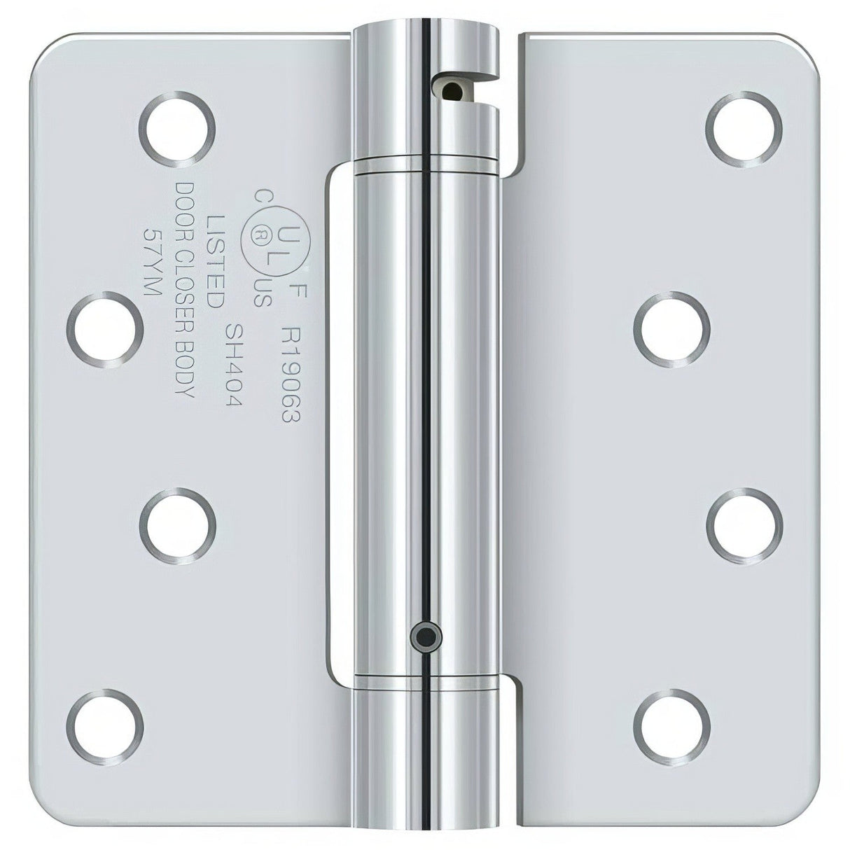 Deltana DSH4R4 4" x 4" NRP Spring Hinge with 1/4" Radius Corner - Sold Each