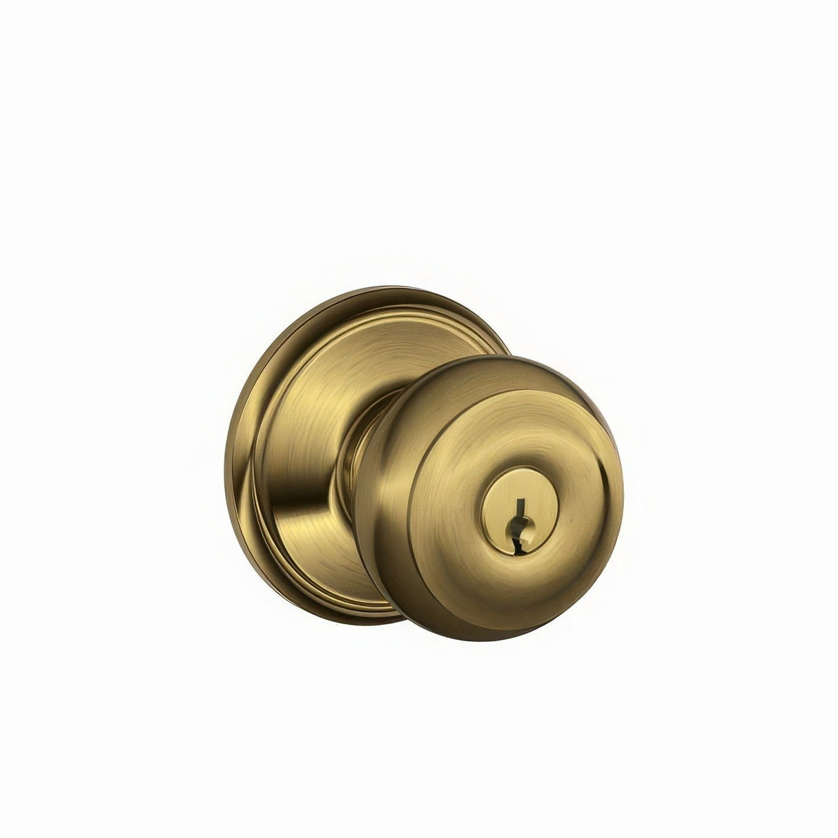 Schlage F51A-GEO F-Series Georgian Single Cylinder Panic Proof Keyed Entry Door Knob