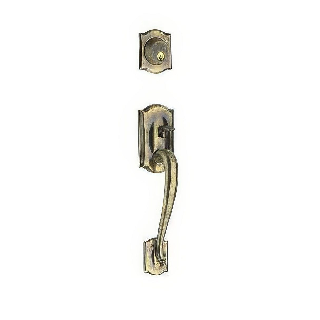 Schlage F62-CAM-GEO F-Series Camelot Double Cylinder Handleset