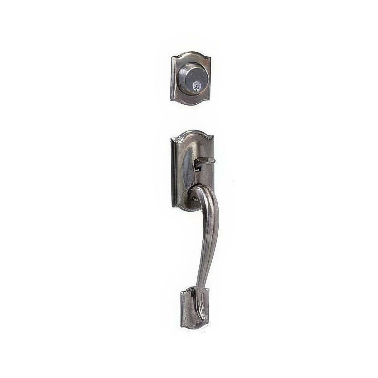 Schlage F62-CAM-GEO F-Series Camelot Double Cylinder Handleset