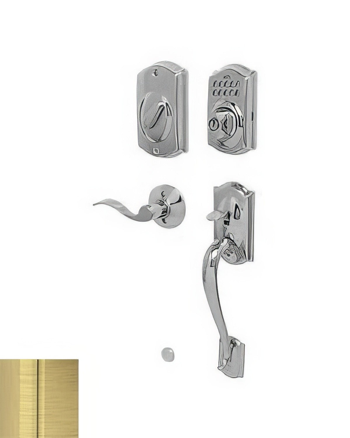 Schlage FE365-CAM-ACC-RH Camelot Right Hand Electronic Handleset