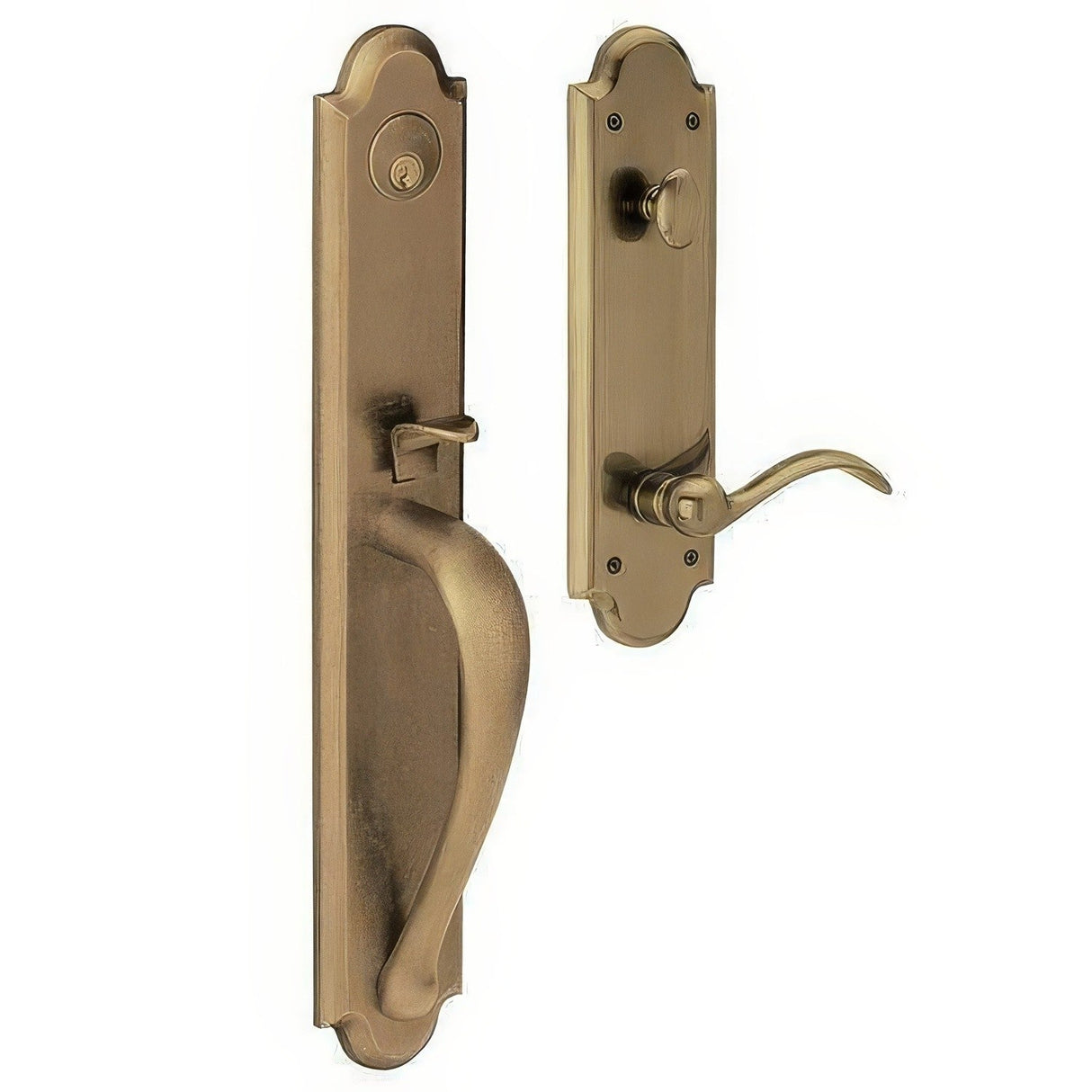 Baldwin M514.RENT Boulder Right Hand Single Cylinder Mortise Entry Handleset