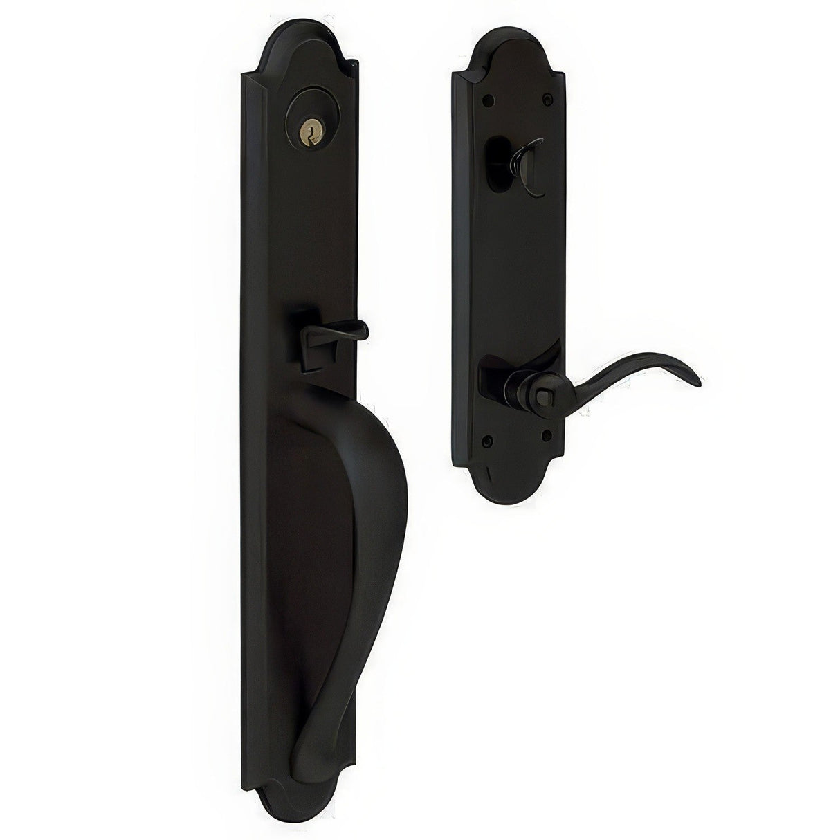 Baldwin M514.RENT Boulder Right Hand Single Cylinder Mortise Entry Handleset