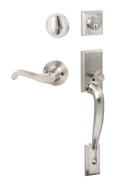 Sure-Loc Hardware MA507-SG-LH Madison Handleset with Sage Lever Left Hand Handleset Trim