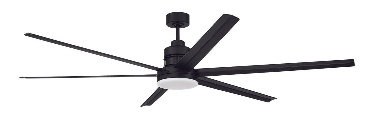 Craftmade MND72FB6 72" Mondo Indoor/Outdoor Ceiling Fan in Flat Black