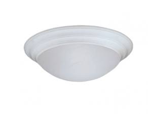 Designers Fountain 1245L-WH Lunar 3 Light Flushmount