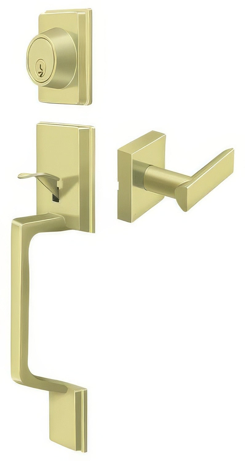 Deltana PRHHLU Highgate Handleset Livingston Door Lever