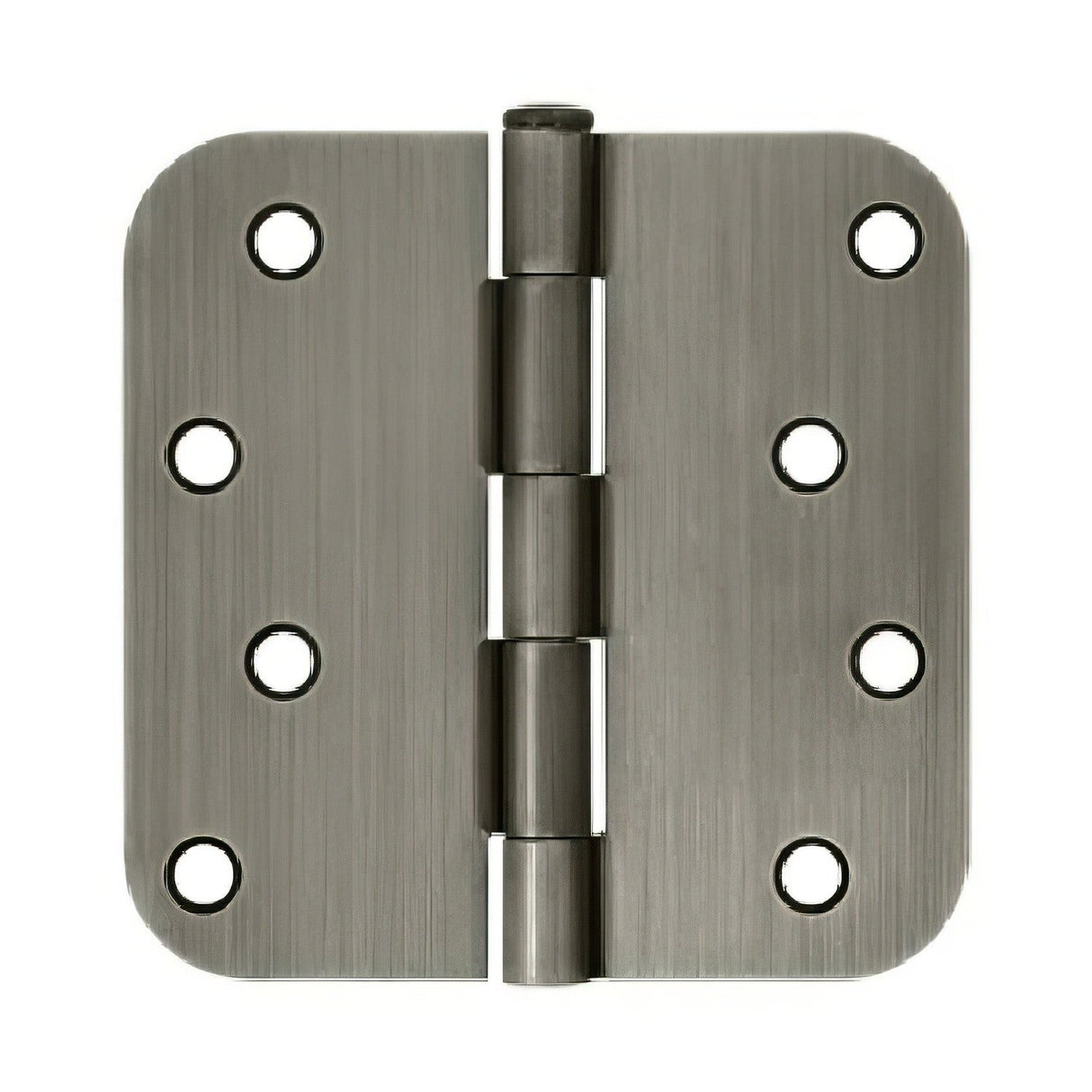 Deltana S44R5 4" x 4" Plain Bearing 5/8" Radius Corner Door Hinge - Pair