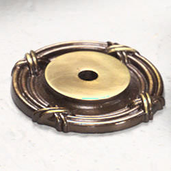 Schaub and Company 756 Versailles Design Single Hole Backplate With 1-1/2" Length