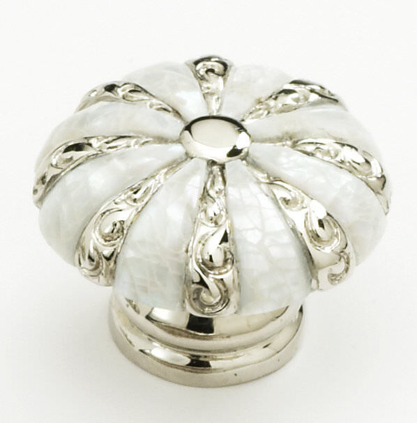 Schaub and Company 853 Precious Inlay Series 1-3/8" Diameter Designer Cabinet Knob