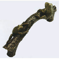 Schaub and Company 895-PBZ-HBZ Frog On A Log Pompeian Pull