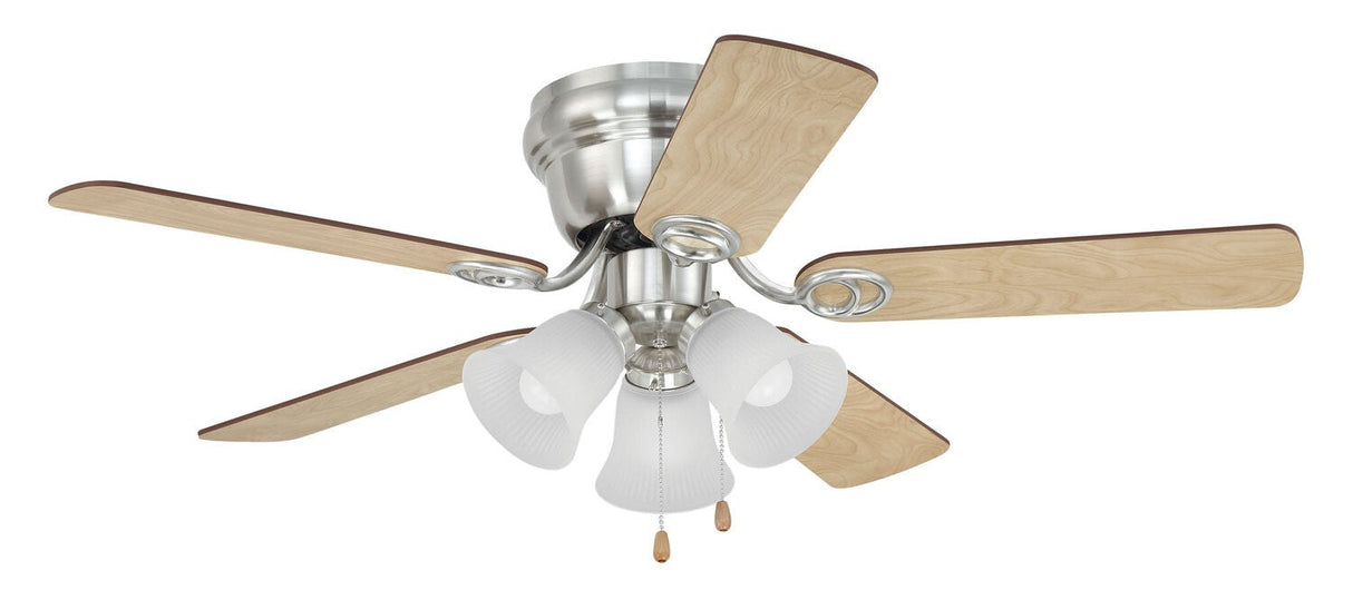 Craftmade WC42BNK5C3F 42" Wyman Ceiling Fan in Brushed Polished Nickel