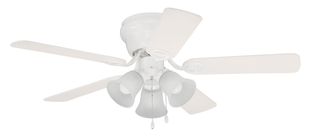 Craftmade WC42WW5C3F 42" Wyman Ceiling Fan in White