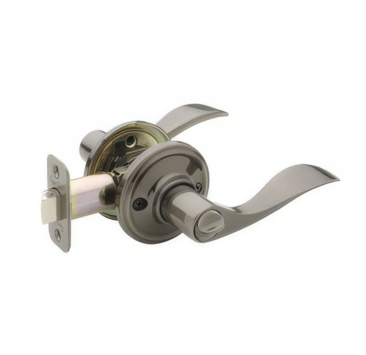 Copper Creek WL2231 Waverlie Push Button Privacy Door Lever