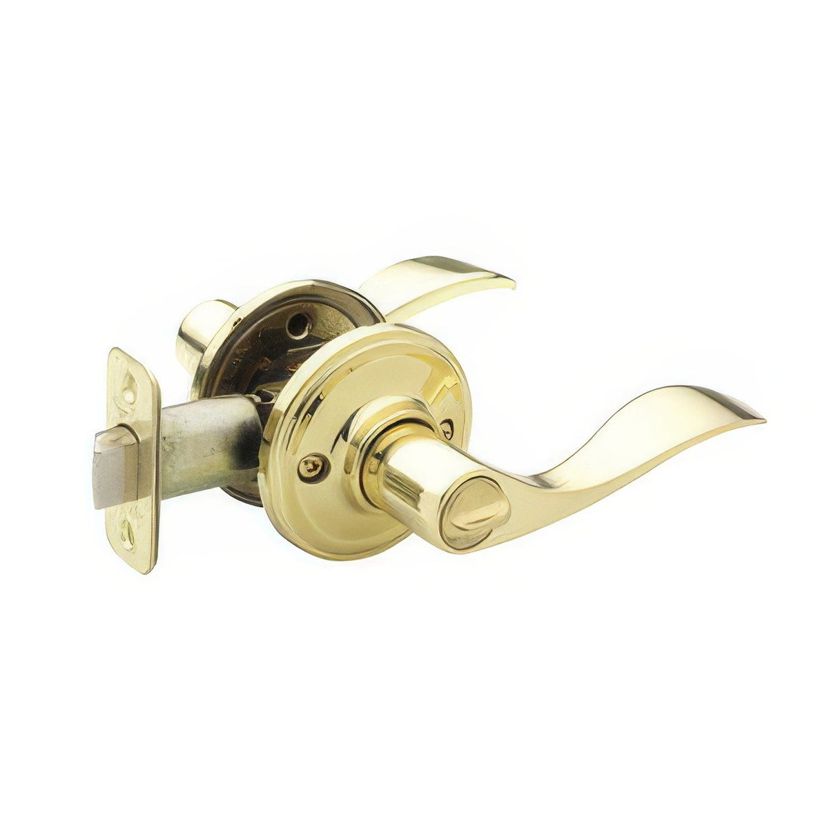 Copper Creek WL2231 Waverlie Push Button Privacy Door Lever