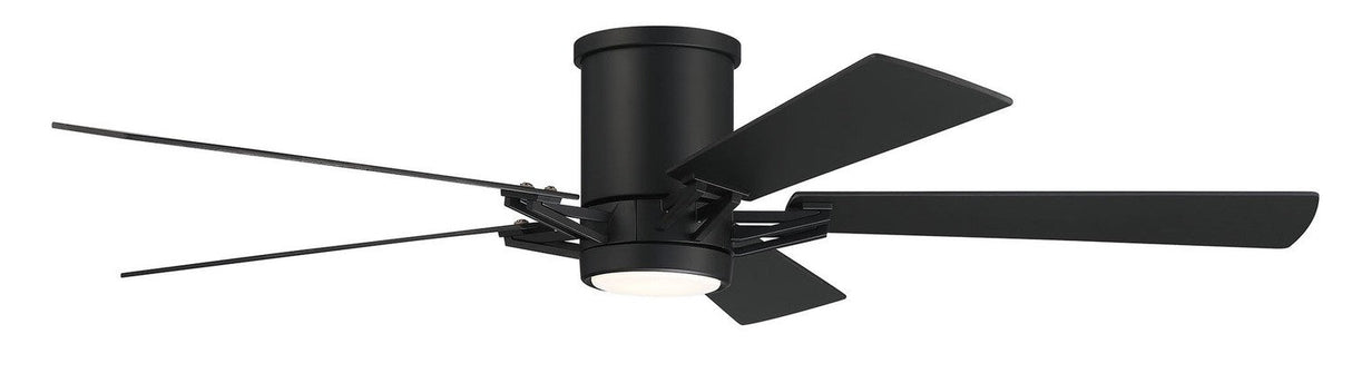 Craftmade WYT52FB5 52" Wyatt Ceiling Fan in Flat Black
