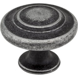 Elements 107 Arcadia 1-5/16" Zinc Cabinet Knob