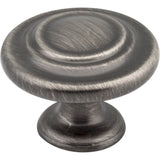 Elements 107 Arcadia 1-5/16" Zinc Cabinet Knob