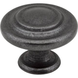 Elements 107 Arcadia 1-5/16" Zinc Cabinet Knob