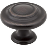 Elements 107 Arcadia 1-5/16" Zinc Cabinet Knob