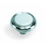 Laurey 154 First Family 1-1/4" Zinc & Ceramic Cabinet Knob