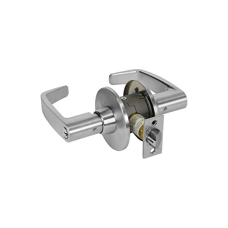 Sargent 283011G37LL26D Classroom Bored Lock Grade 1 with L Lever with Schlage Prep and L Rose and ASA Strike Less Cylinder