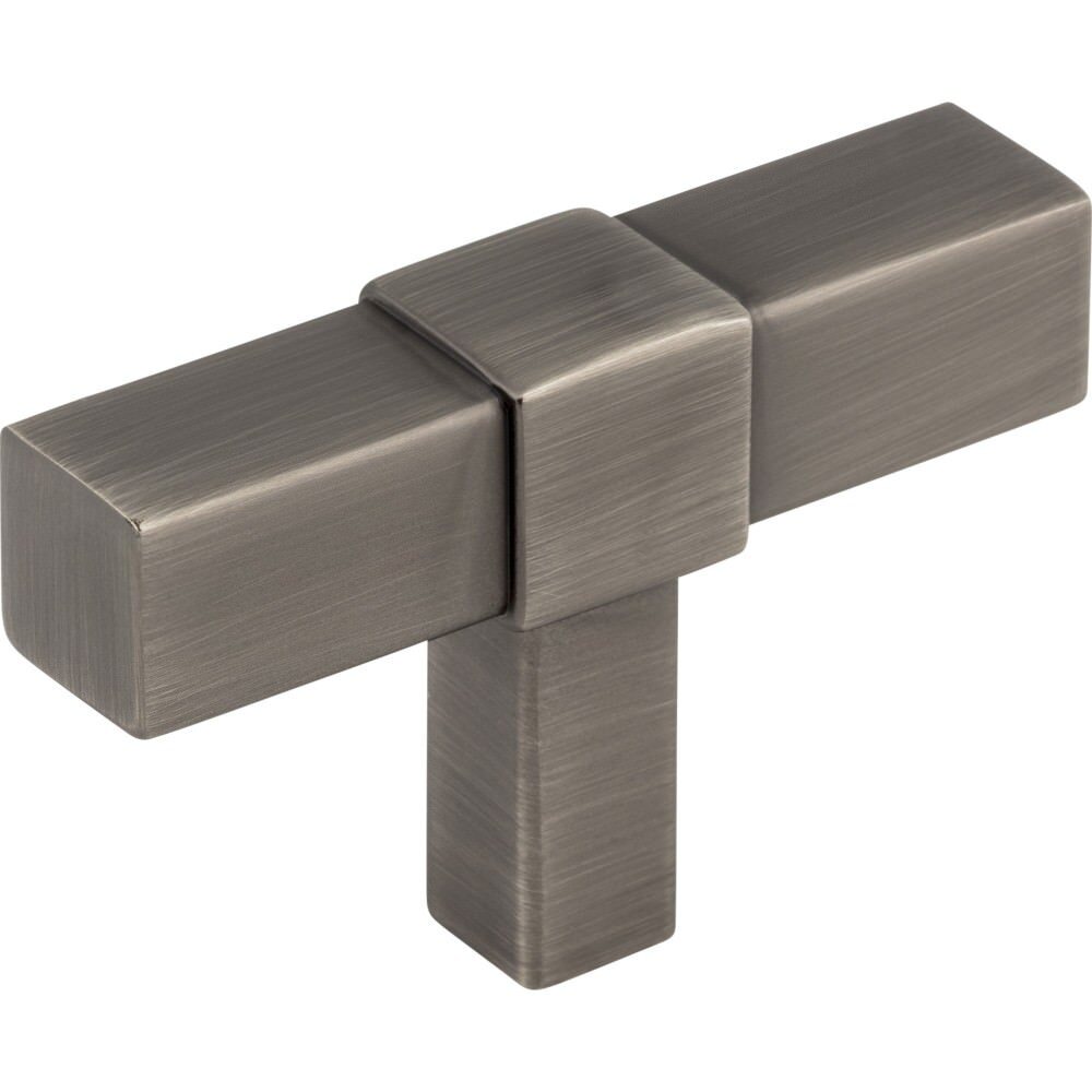 Jeffrey Alexander 293T Zane 2" Zinc Cabinet T-Shaped Cabinet Knob