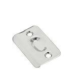 Better Home Products 33RC 1-3/8" x 2-1/4" Ball Catch Strike Plate