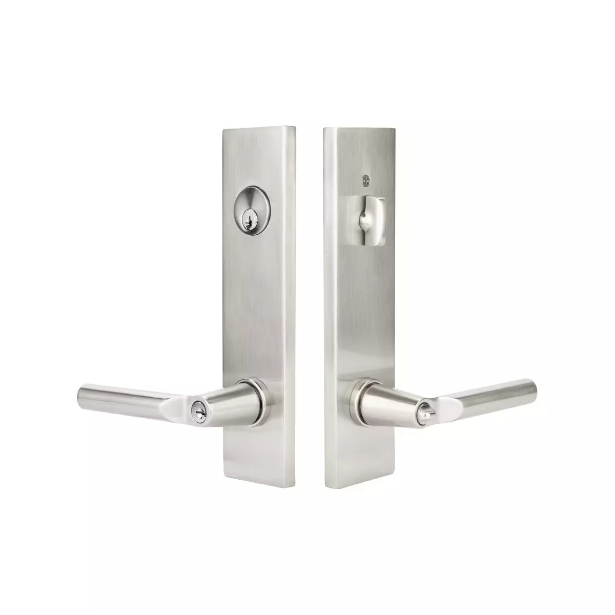 Emtek 5362HLOUS Helios Lever Modern Rectangular Two Point Dummy Lock