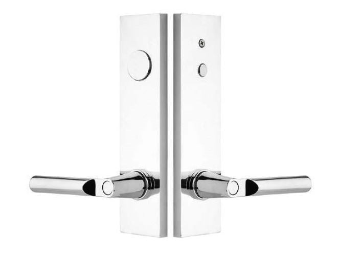 Emtek 5362HLOUS Helios Lever Modern Rectangular Two Point Dummy Lock