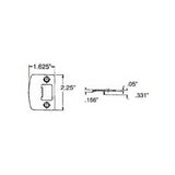 Baldwin 5510.FSTR 1.625" x 2.25" Full Lip Strike Plate