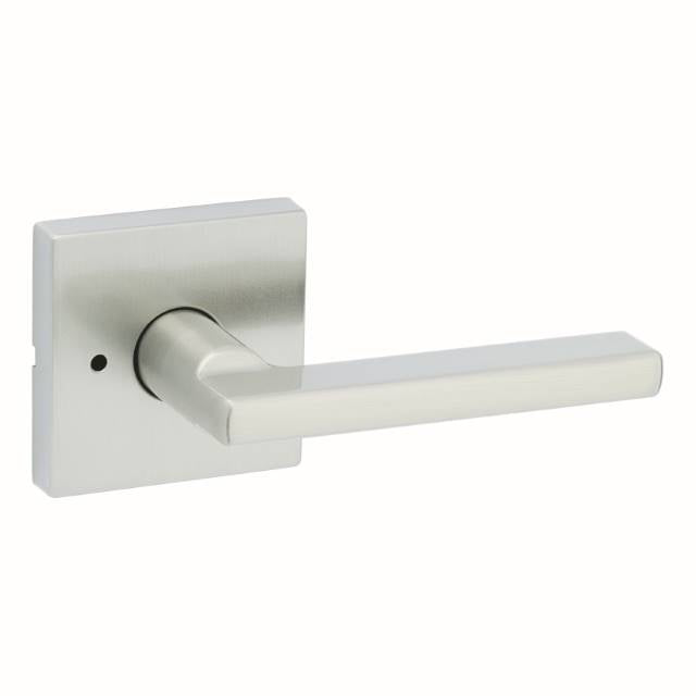Kwikset 730HFLSQT Halifax Privacy Door Lever Set with Square Rosette