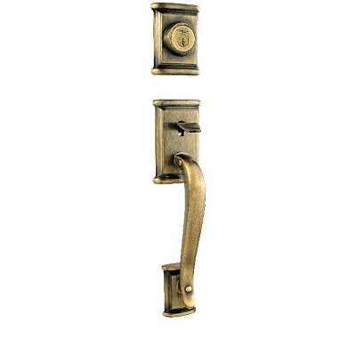 Kwikset 801ADH-LIP-S Ashfield Double Cylinder Handleset