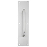 Ives 83028-416-8 4" x 16" Brass Pull Plate with 3/4" Round Handle on 8" Center