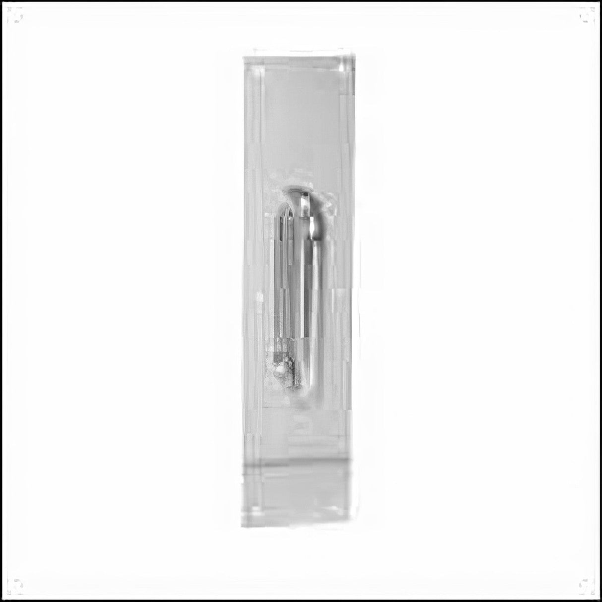 Ives 83028-416-8 4" x 16" Brass Pull Plate with 3/4" Round Handle on 8" Center