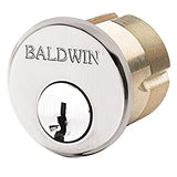 Baldwin 8326 Mortise Cylinder C Keyway for 1-5/8" Thick Doors