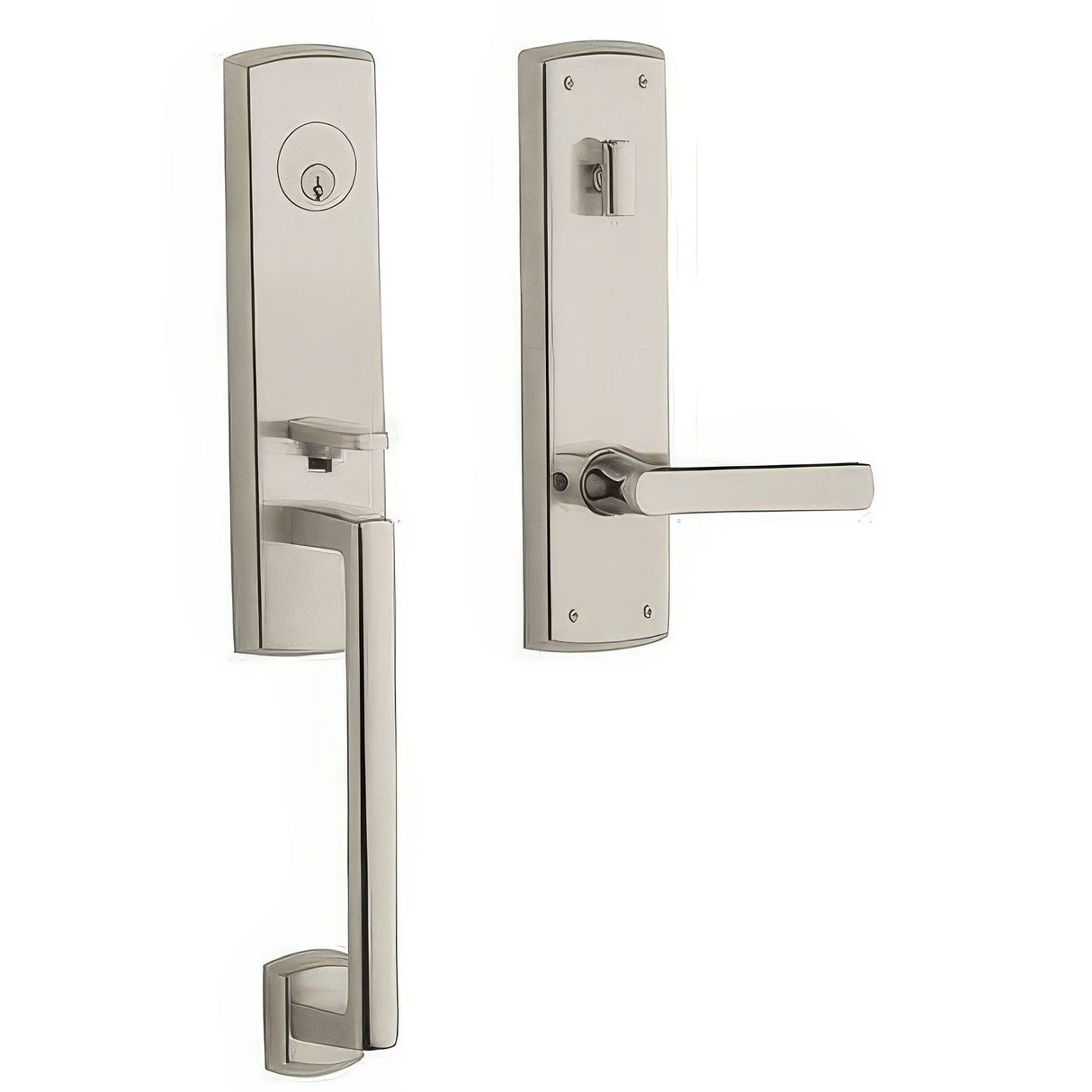 Baldwin 85387.RENT Right Hand Keyed Entry Handleset